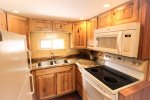 Granite counter tops, new appliances and plenty of prep space