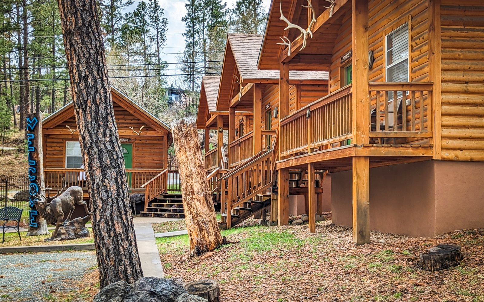 Cozy Cabins Ruidoso Antler's Crossing 1 Deer Cabin