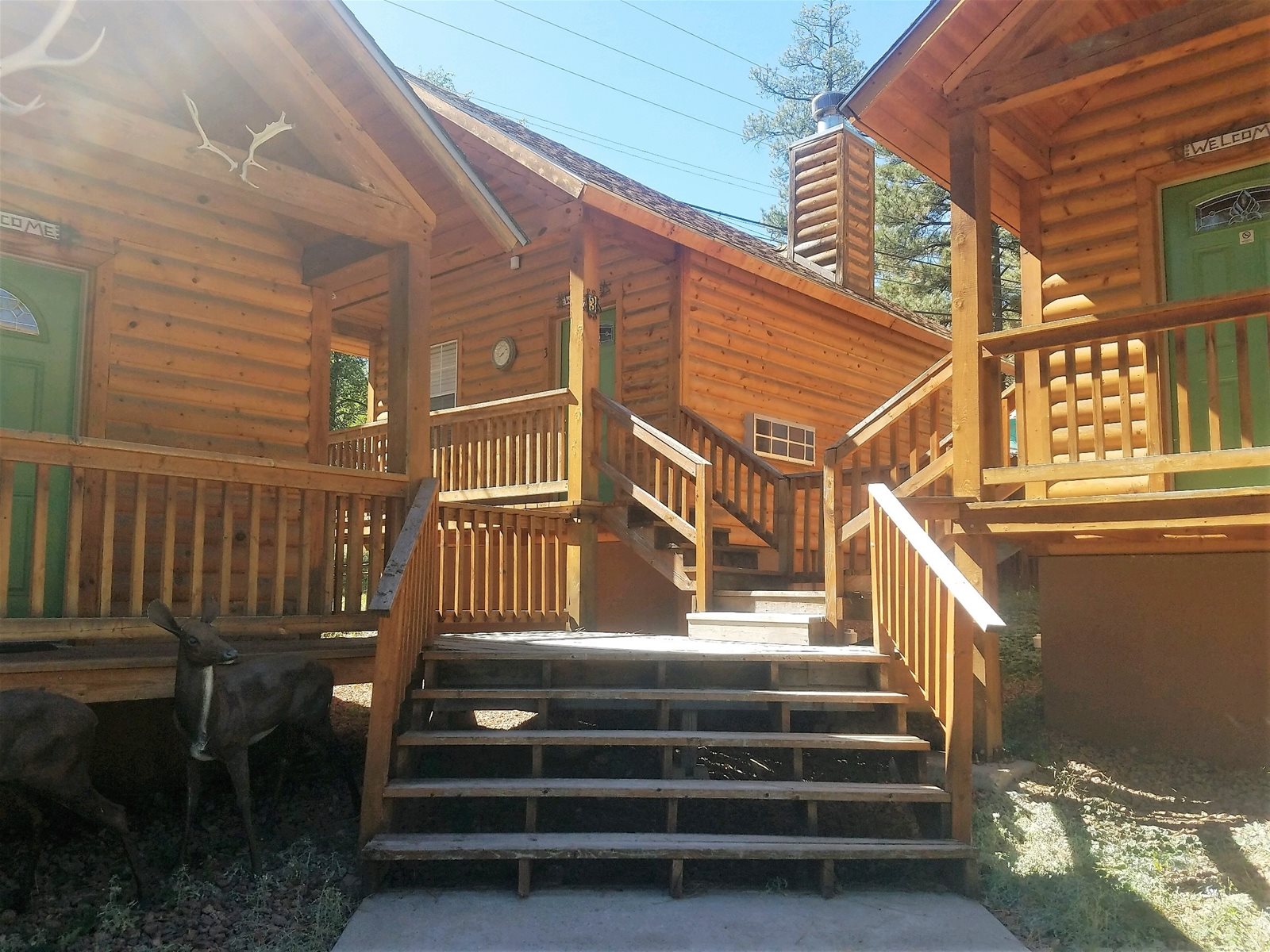 Cozy Cabins Ruidoso Antler's Crossing 4 Mountain Cabin