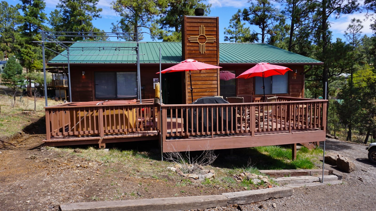 Cozy Cabins Ruidoso Hilltop Cabin