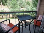Balcony with seating