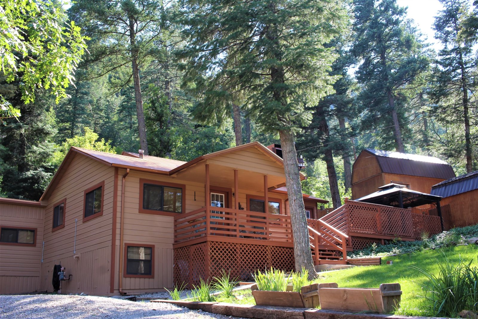 Cozy Cabins Ruidoso Lodging Upper Canyon Copper Top