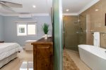 En suite primary bathroom