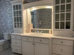 Large main floor bathroom with shower