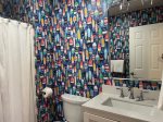 Full bathroom in finished basement 