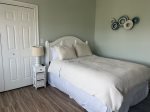 2nd floor bedroom with queen, TV, sitting area & balcony with gorgeous views  