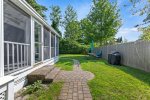 spacious yard