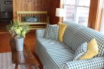 Sofa bed for extra overnight accommodations.