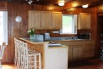Open kitchen area equipped with everything you need.
