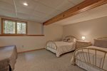 Basement twin bedroom