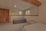 Basement twin bedroom