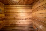 Built-in Sauna in Master Bathroom