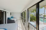 sun room with additional beds