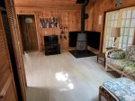 Living Area with Wood Burning Stove