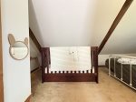 Second Level Queen Loft with crib