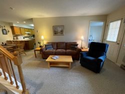 Comfortable family condo with views of Loon Mountain from balcony and deck, # 318