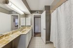 Shower and tub combo in master bath
