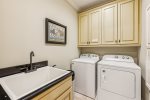 Full laundry room for guest use