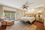 Second floor master bedroom w King bed