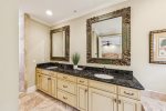 Jack & Jill sink in master bathroom