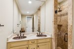 Twin bedroom bathroom
