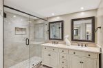 Spacious Shower & Plenty of Cabinets 
