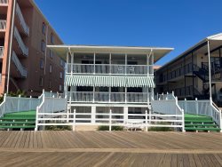 Nostalgic Oceanfront Family Rental on the Boardwalk! 20th St on the Beach! FREE Linens & Towels, Beach Chairs, ENTIRE 2nd floor & over 2,000 sq. feet!