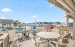 Furnished waterfront deck