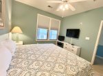 Bedroom 2 with King bed & TV