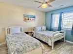 Bedroom 2 with a Queen & Twin beds