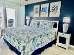 Master Bedroom w/King bed & TV