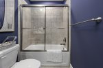 Full bathroom in bunk room