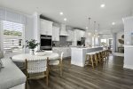 Open concept kitchen