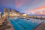 Outdoor Pool at twilight