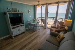 Newly Renovated Condo in the heart of Myrtle Beach! HVAC UV SANITIZER Oceanfront, Close to everything! 1103
