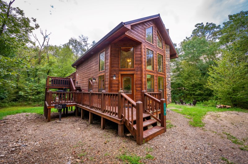 Hidden Hickory | Beavers Bend Luxury Cabin Rentals | One Bedroom