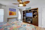 Built-In Entertainment Center w/ Storage & 55 TV & Cable