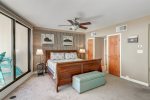 King bed and plenty of closet space for your stay