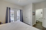 Bedroom 1 private balcony walk out and ensuite bathroom