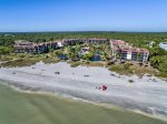 Aerial view of Pointe Santo de Sanibel