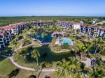 Aerial view of Pointe Santo de Sanibel