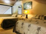 Upstairs bedroom with two queen beds and split A/C