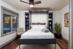 Queen sized bed