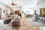 Open floor plan with hangout room for everyone