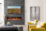 Gather around the fireplace and enjoy movies with friends & family
