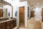 Separate steam room