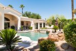 Play by the pool & spa
