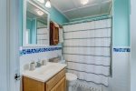 Guest bathroom with shower/tub combo
