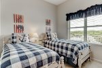 Guest room with Twin beds and TV