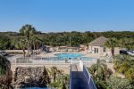 View of the pool and spa